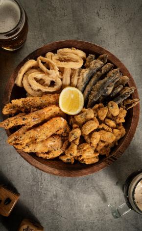 Large Fritto Misto (pentru 4 persoane)