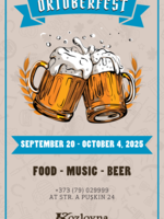 Oktoberfest începe în stil mare la Kozlovna: 20 Septembrie – 4 Octombrie