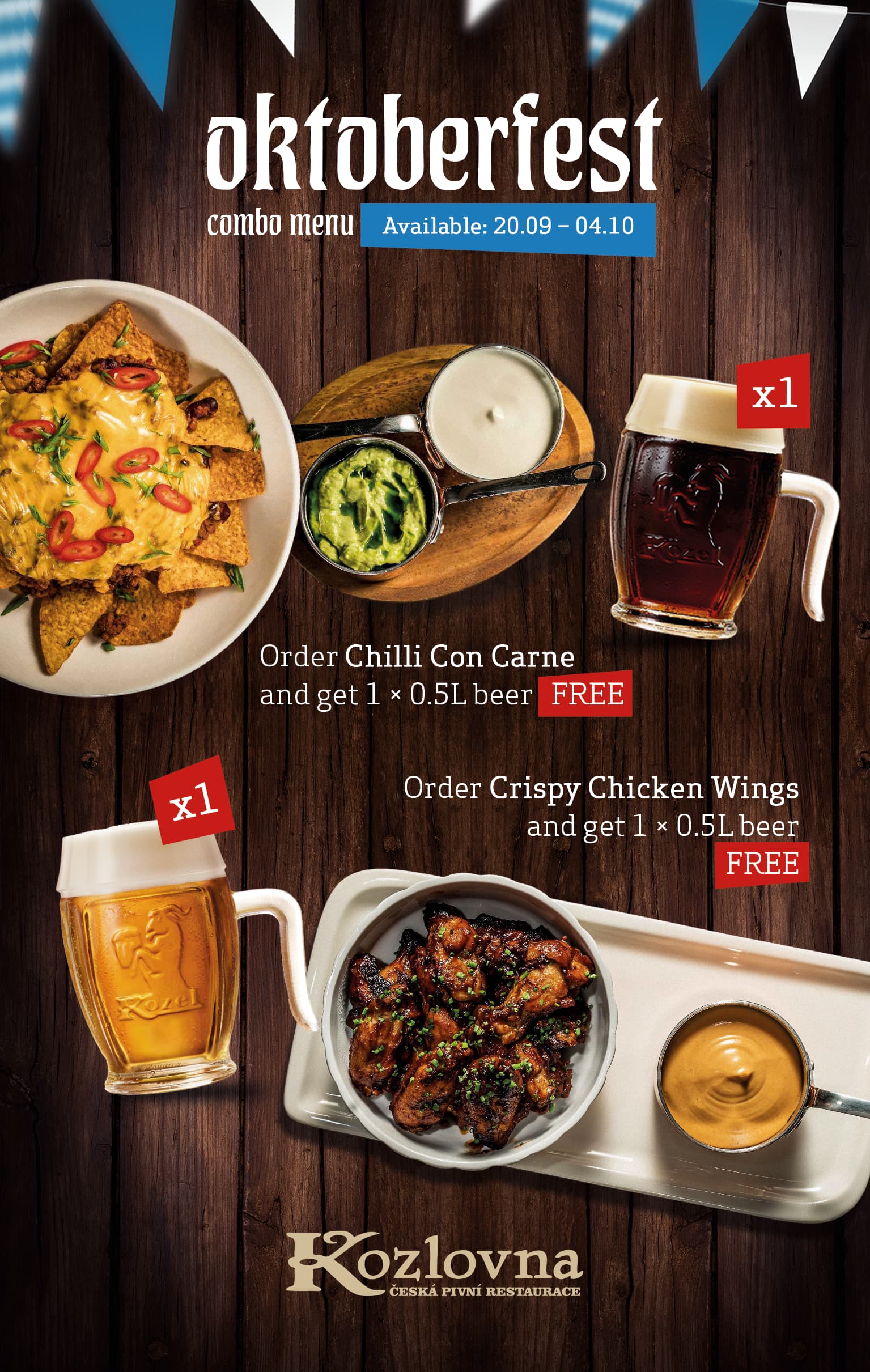 Oktoberfest Combo Menu